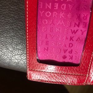 Kate spade  red   Key chain wallet